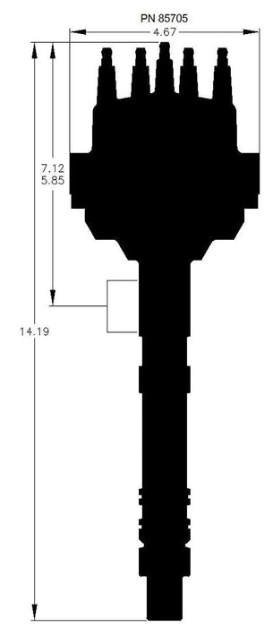 Pro Billet Distributor MSD85705