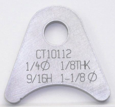 Weld-On Flat Tab 4130 Steel MZCT10112B