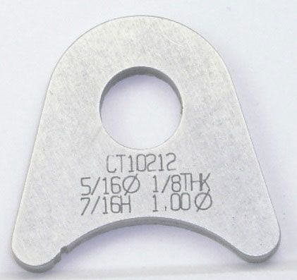 Weld-On Flat Tab 4130 Steel MZCT10212B