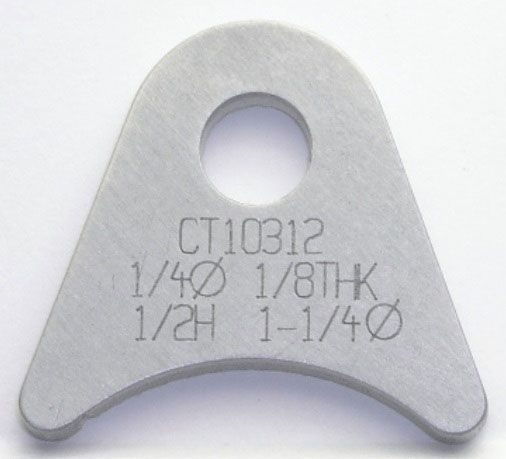 Weld-On Flat Tab 4130 Steel MZCT10312C