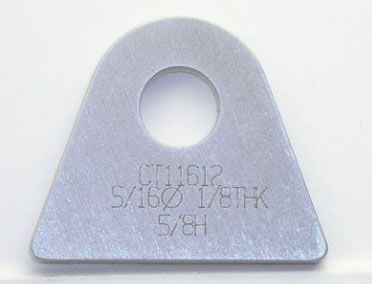 Weld-On Flat Tab 4130 Steel MZCT11612B