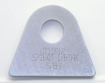 Weld-On Flat Tab 4130 Steel MZCT11612C