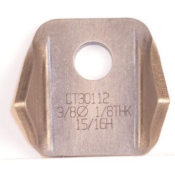 Weld-On Bent Tab 4130 Steel MZCT30112B