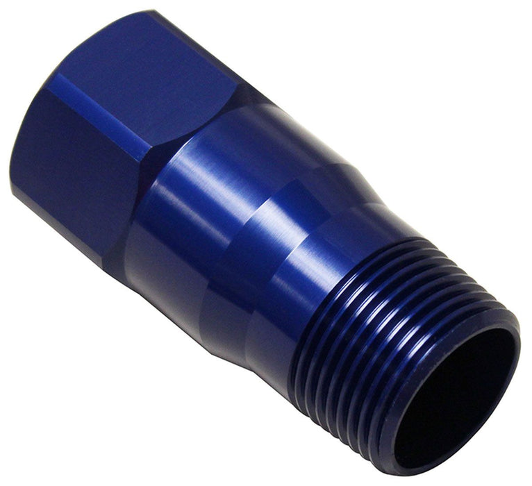 Water pump fitting extension, Blue Finish MZWP1000B