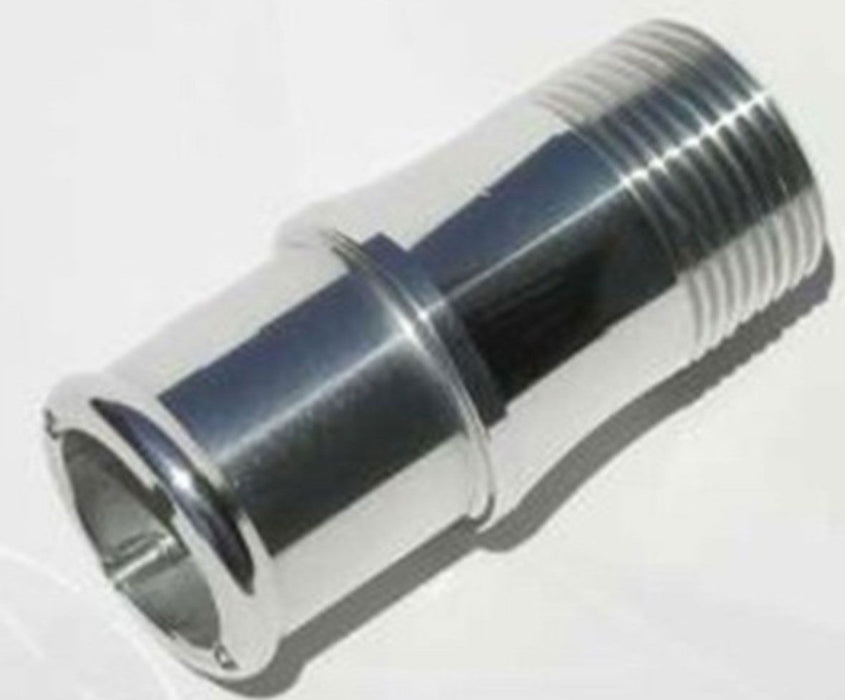 Inlet fitting, for 100 series electric water pumps, Polished Finish MZWP1125U