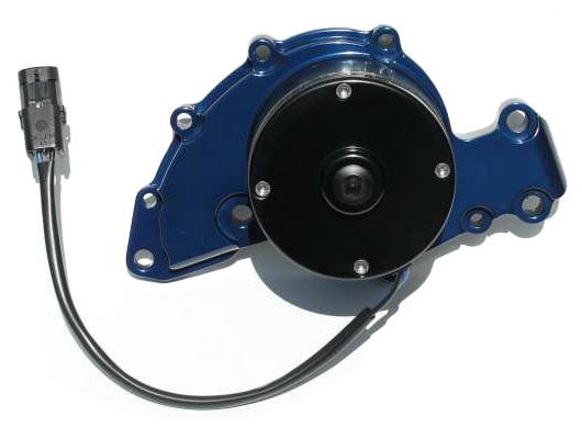 GM 3.8 litre Electric Water Pump, Black Finish MZWP140SHD