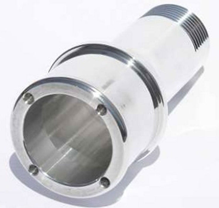 Inlet Fitting,Extended Length For 100 Series Electric Water Pumps Chrome Finish