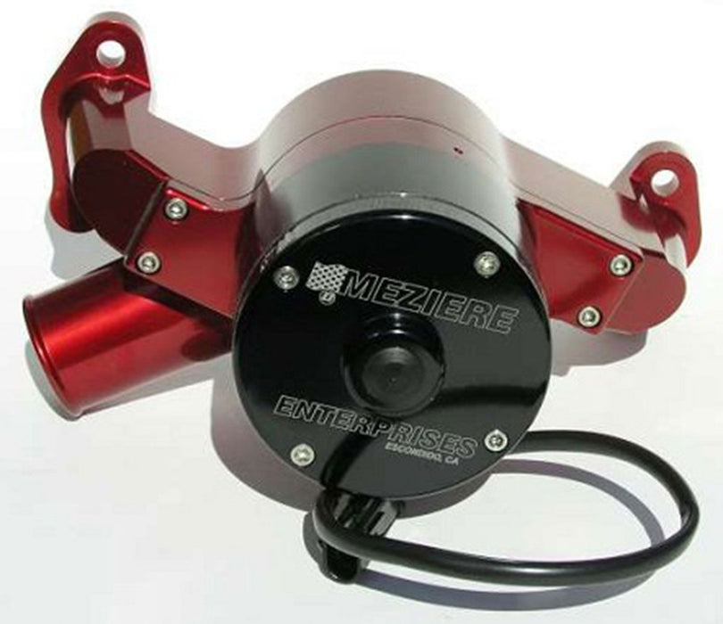 Electric Water Pump, Fits Small Block Chev, High Flow Style, Red Finish MZWP301R