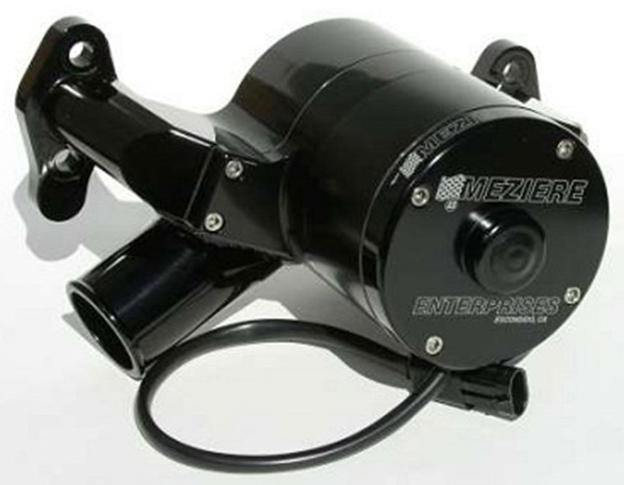 Electric Water Pump, Fits Small Block Chev, High Flow Style, Black Finish MZWP30