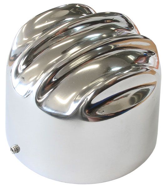 Polished Finned Aluminium Breather Cover OTEOBS