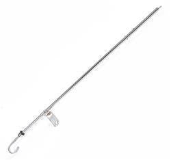 Proflow Engine Oil Dipstick with Tube Steel, Chrome, BB Chev V8