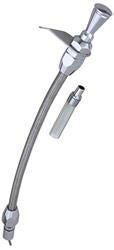 Proflow Transmission Dipstick, Braided Stainless Steel, Bellhousing Mount, GM, TH400, Each