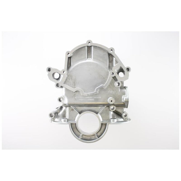 Proflow Timing Cover, 1-piece, Aluminium, Natural, For Ford, Early Style  289,302, 351W, Front Entry Seal, Each