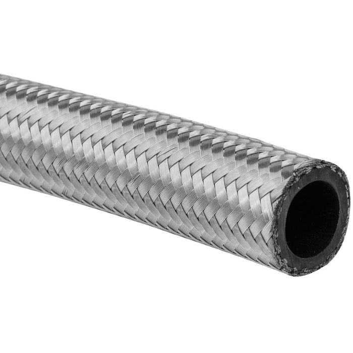 Proflow Stainless Braided Hose -06AN 1 Metre Length