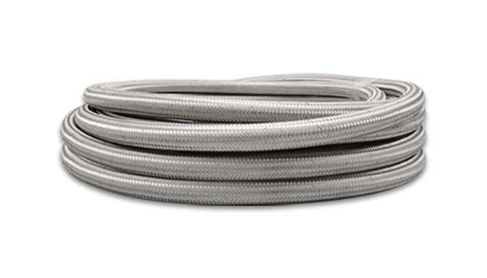 Proflow Stainless Braided Hose -06AN 25 Metre Length Bulk