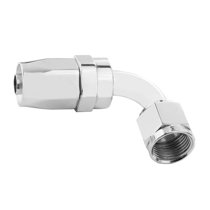 Proflow 90 Degree Hose End -04AN Hose to Female, Polished