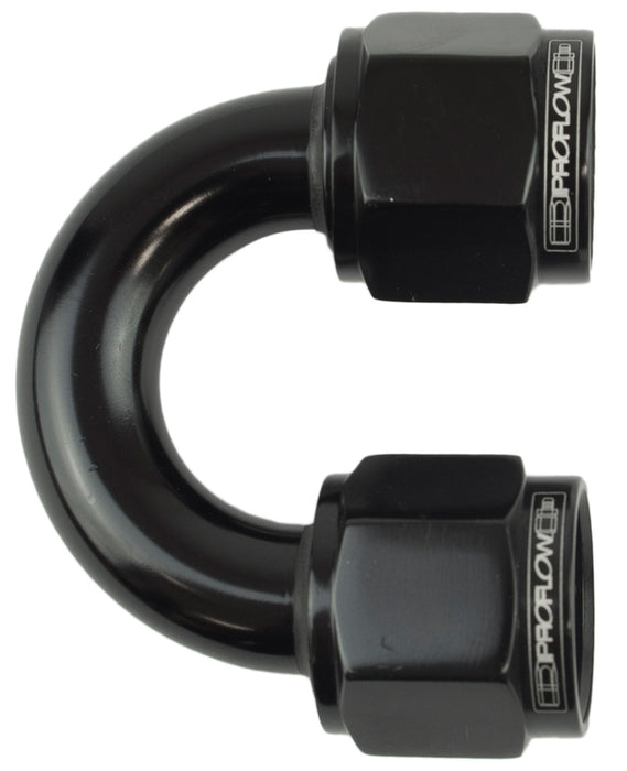 Proflow 180 Degree Female To Female Union Swivel Hose End -06AN, Black