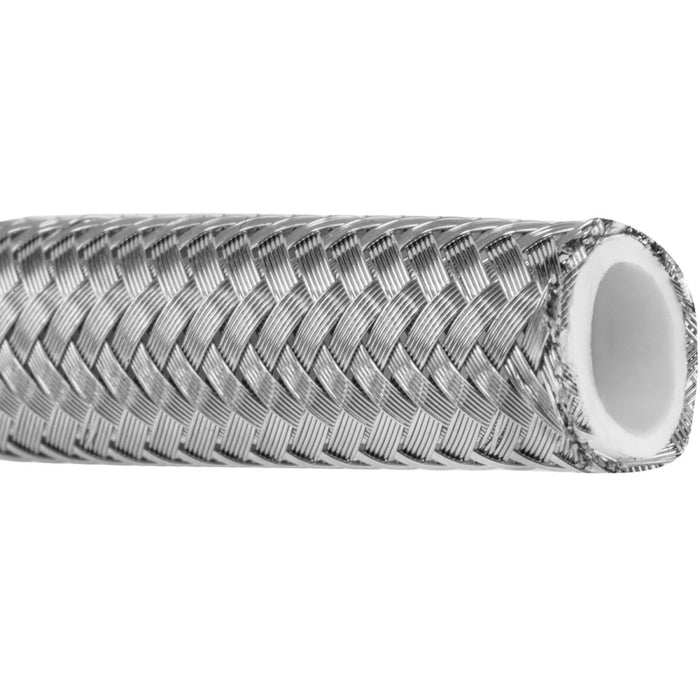 Proflow Stainless Steel Braided PTFE Hose -03AN 1 Metre Length Bulk