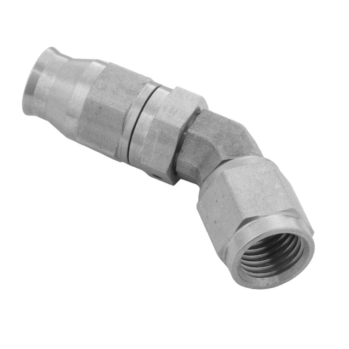 Proflow Steel 45 Degree Hose End Hose End For -03AN PTFE Hose