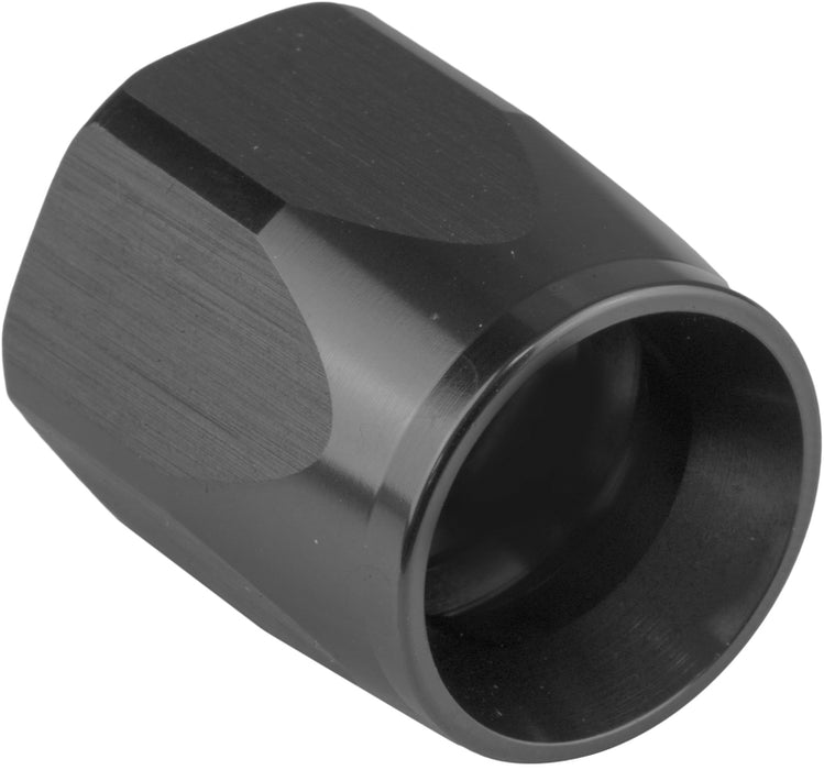 Proflow Replacement Hose End Socket Nut -04AN, Aluminium, Black