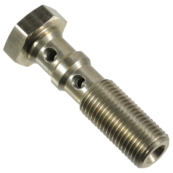 Proflow Stainless Steel Double Banjo Bolt 3/8in. x 24 40mm Long