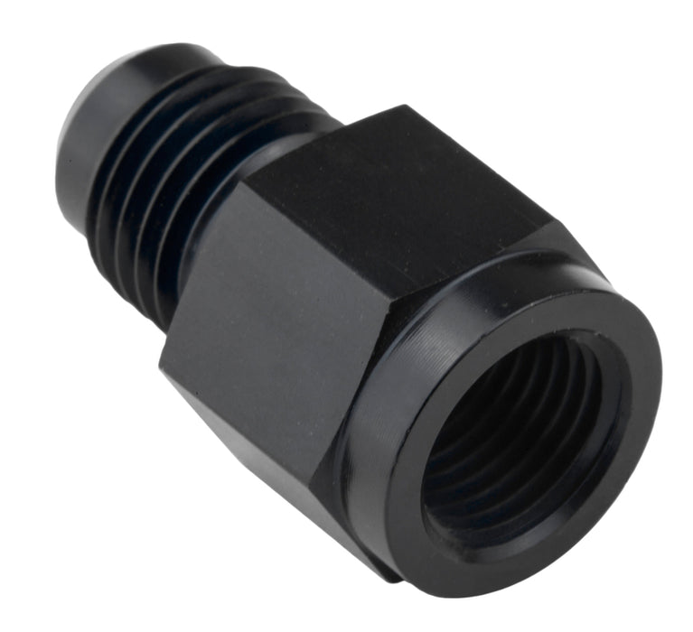 Proflow Female Adaptor 1/8in. NPT Straight To Male -04AN, Black