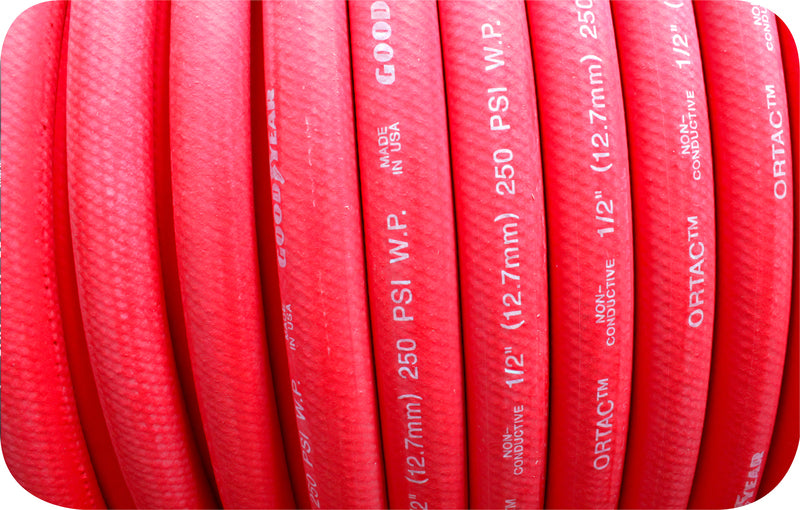 Proflow RED PUSH ON RUBBER FUEL HOSE -12 PER MT (3/4') GOODYEAR