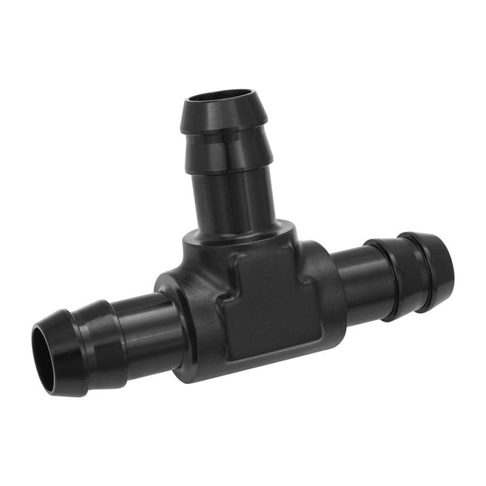 Proflow Barb Tee Fitting Adaptor, 5/32" (4mm) Barb, Black