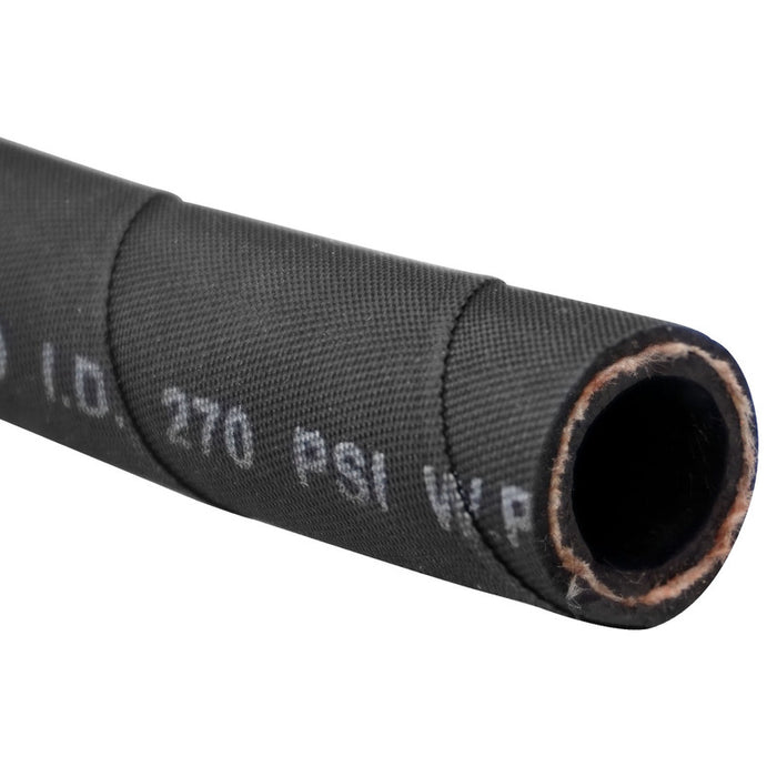 Proflow Black Industrial Push Lock Hose -04AN (1/4'') 10 Metre Length