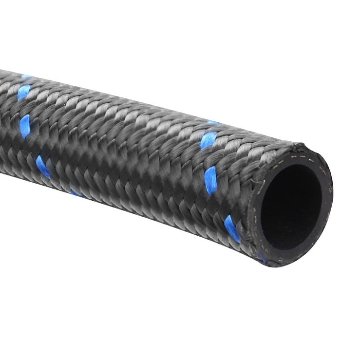 Proflow Hose, Black Nylon Braided -08AN, 1/2'', 10 Metre Length