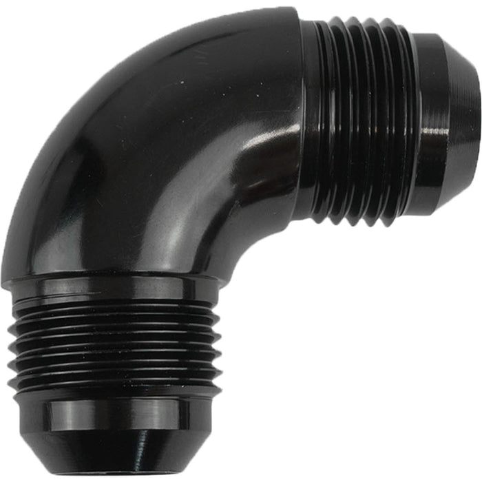 Proflow 90 Degree Union Flare Adaptor Fitting -06AN, Black