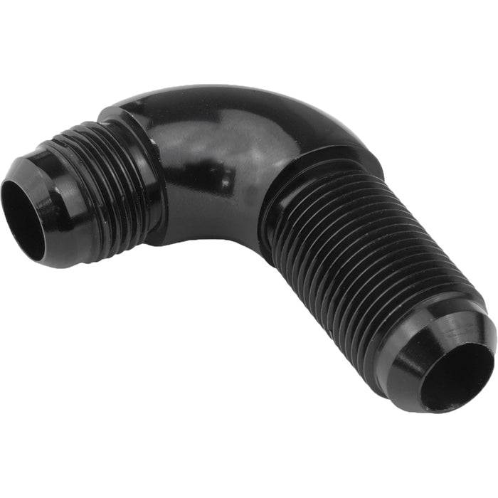 Proflow 90 Degree Male Fitting Bulkhead Adaptor -06AN, Black