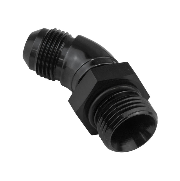 Proflow 45 Degree Male Fitting Orb Hose End To -04AN, Black