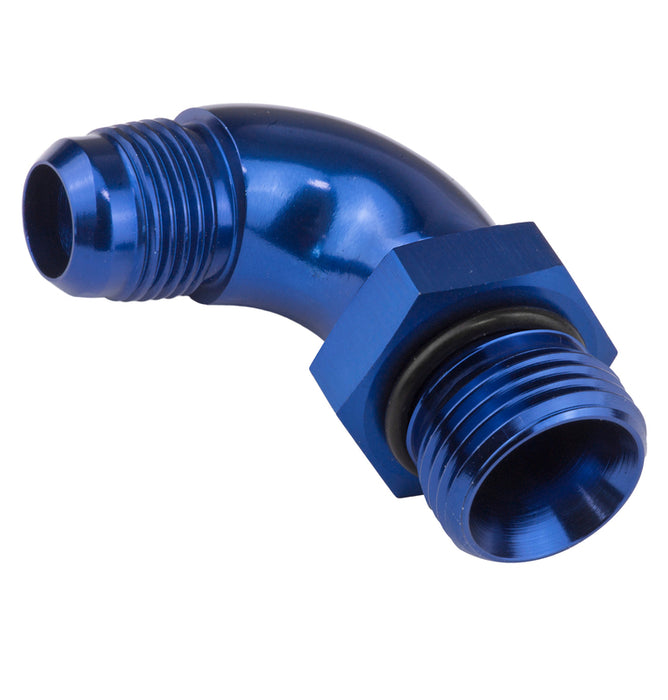 Proflow 90 Degree Male Fitting Orb Hose End To -12AN, Blue