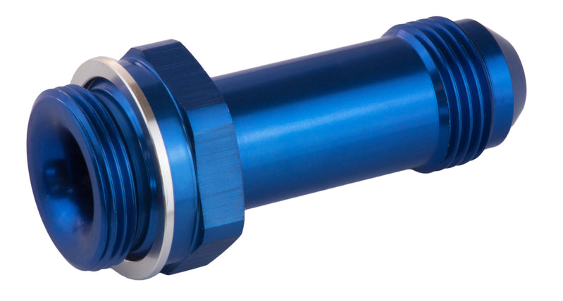 Proflow Fitting Inlet Fuel Adaptor Male Holley Fuel Bowl 7/8 x 20 -08AN 2in., Blue