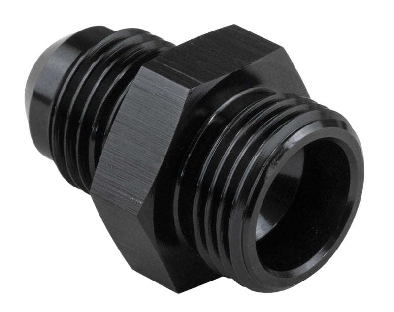 Proflow Fitting, Inlet Fuel Straight Adaptor Male -06AN To 5/8in. x 20, Black