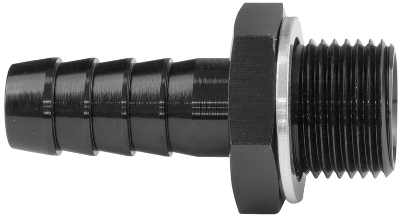 Proflow Fitting Adaptor Male 10mm x 1.00mm To 8mm Barb, Black