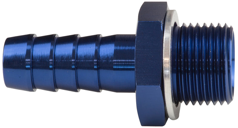 Proflow Fitting Adaptor Male 10mm x 1.00mm To 8mm Barb, Blue