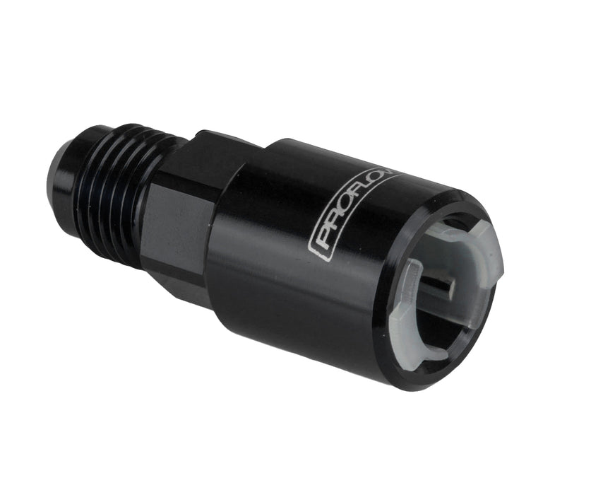 Proflow 5/16in. Female Fitting Quick Connect Straight To -06AN Male, Black