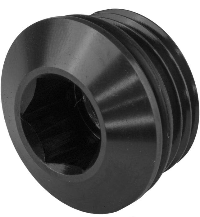 Proflow AN Port Plug, Low Profile Allen Key M12 x 1.50, Black