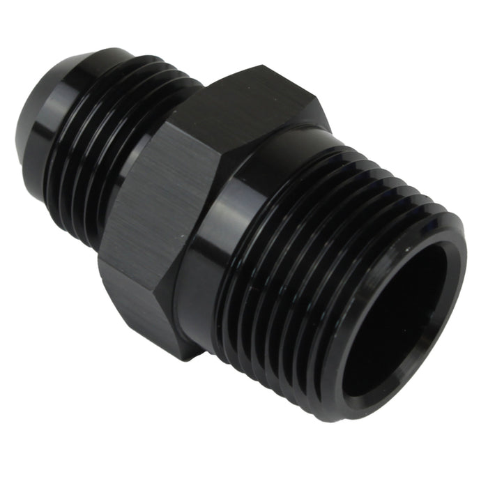 Proflow Adaptor Male -04AN To 1/4in. NPT Straight, Black