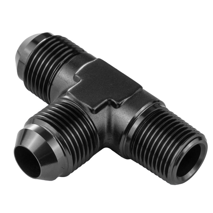 Proflow Flare Flare Union Adaptor -04AN To 1/8in. NPT On Run, Black