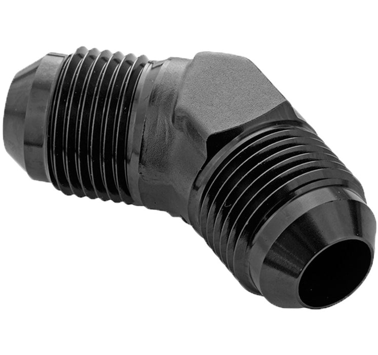 Proflow Male Flare Union Adaptor -03AN 45 Degree Union, Black