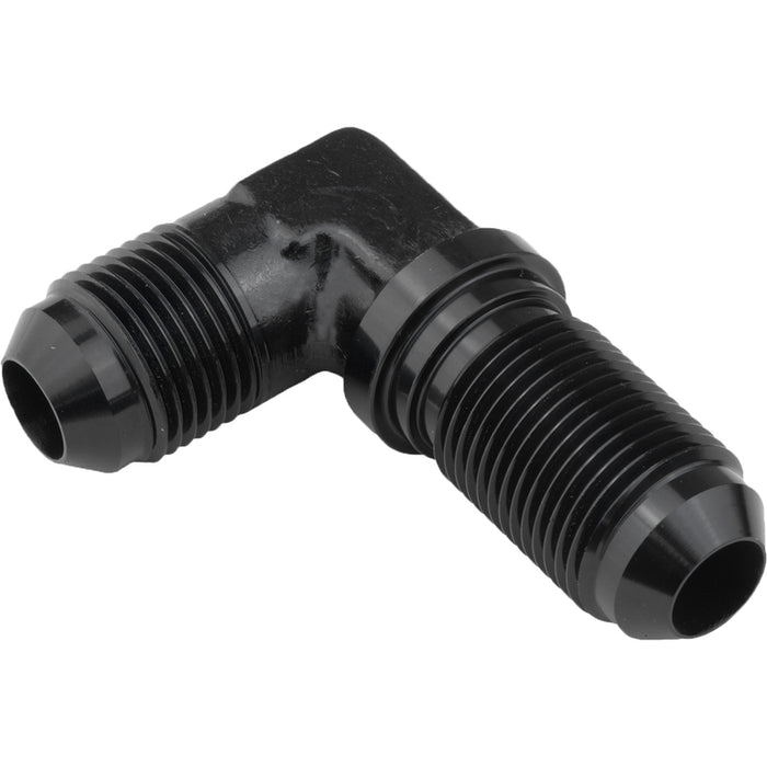 Proflow 90 Degree Adaptor AN Flare -03AN Bulkhead, Black