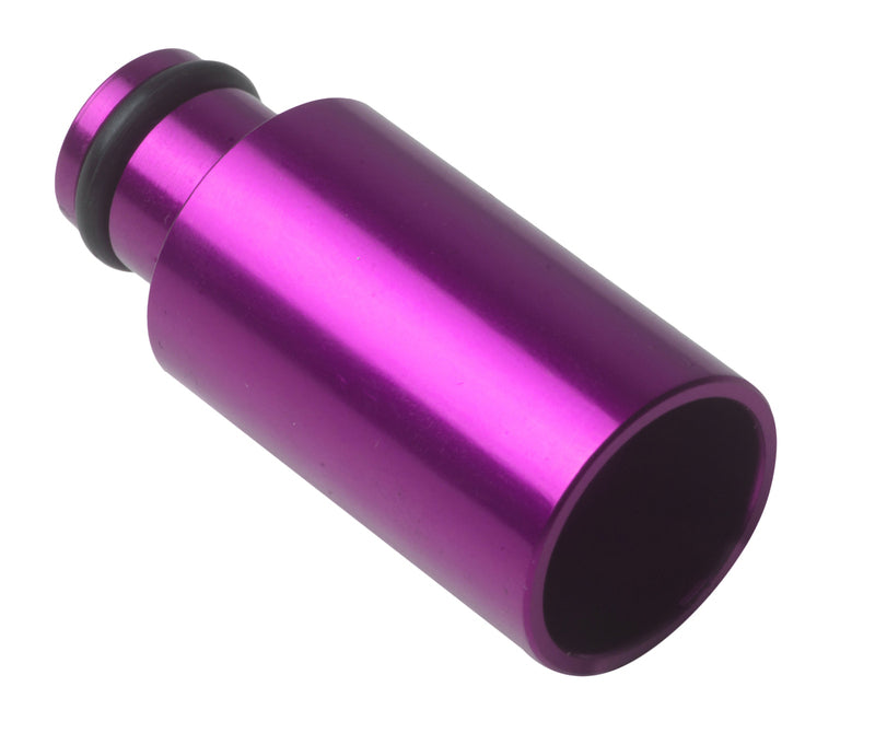 Proflow Aluminium Fuel Injector Adaptor 14mm Male To 14mm Female Long, Purple