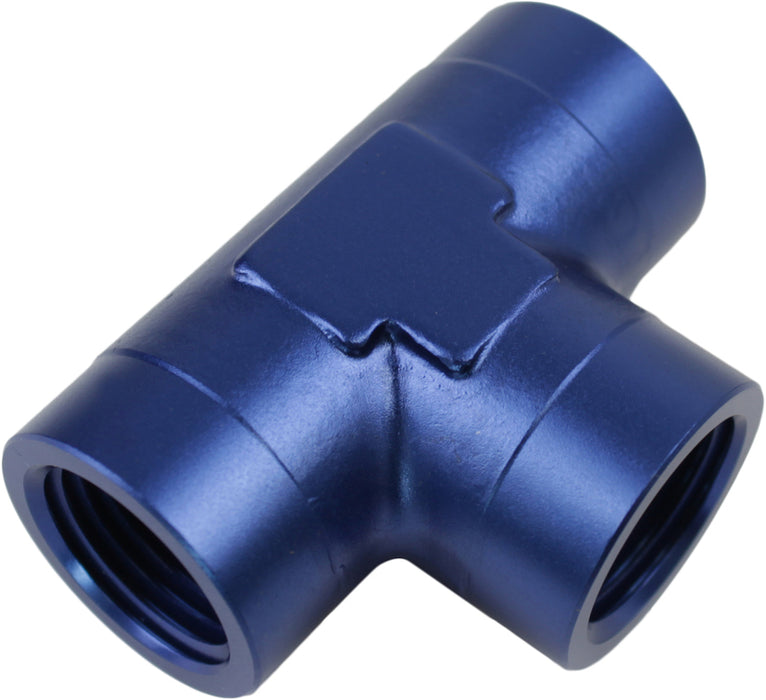 Proflow Female Adaptor Pipe Tee 1/2in. NPT, Blue