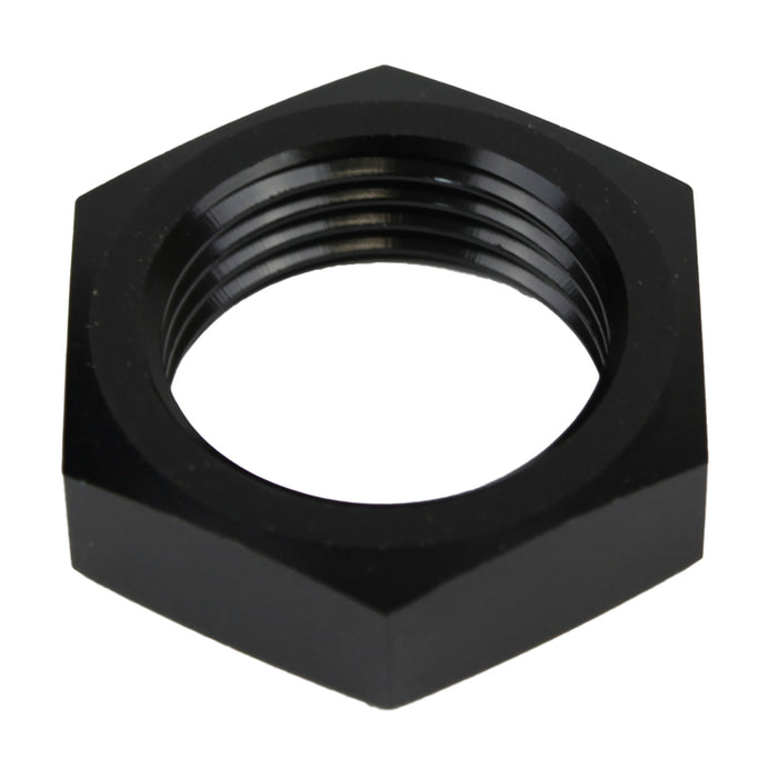 Proflow Aluminium Bulkhead AN Nut -03AN, Black