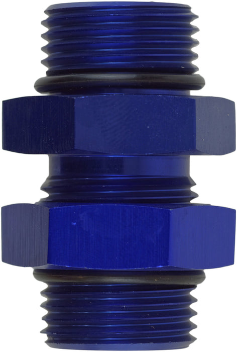 Proflow O-Ring Union Male -10AN To Male -10AN, Blue