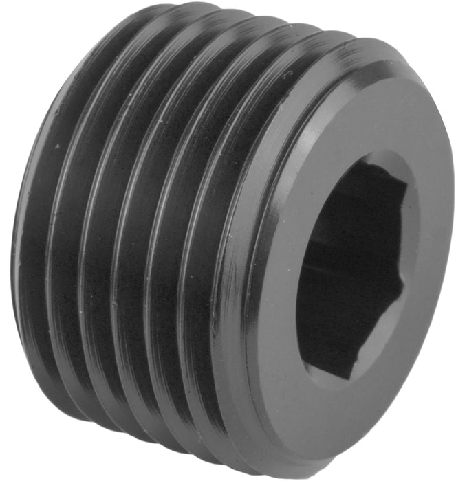 Proflow Fitting Aluminium Socket Plug 3/8in. NPT, Black