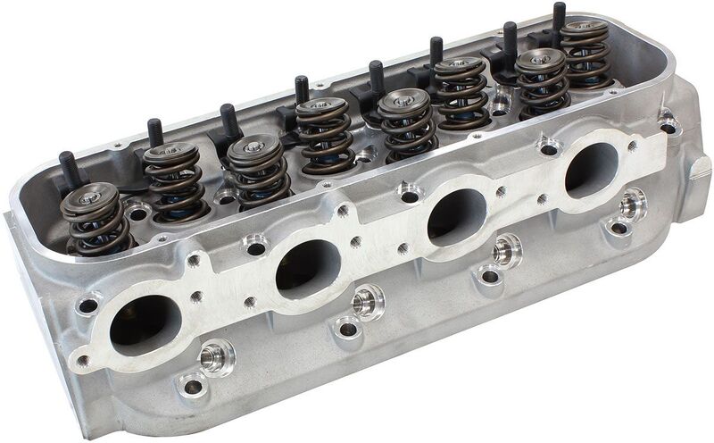 Proflow Cylinder Heads, AirMax 320, Aluminium, Assembled, 120cc Chamber, Straight Plug, 315cc Intake Runner, BB Chevrolet, Pair